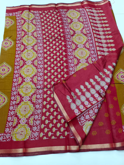 FANCY DOLA SILK SAREE - B S CHANNABASAPPA & SONS