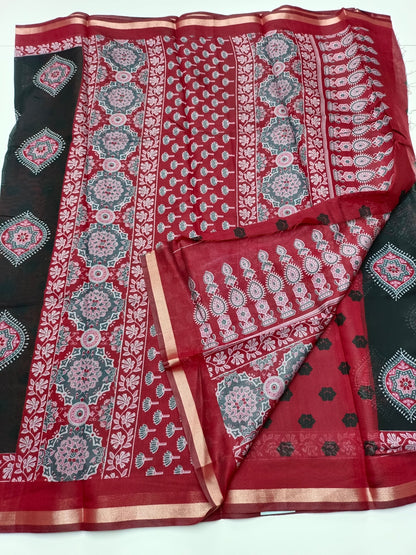 FANCY DOLA SILK SAREE - B S CHANNABASAPPA & SONS