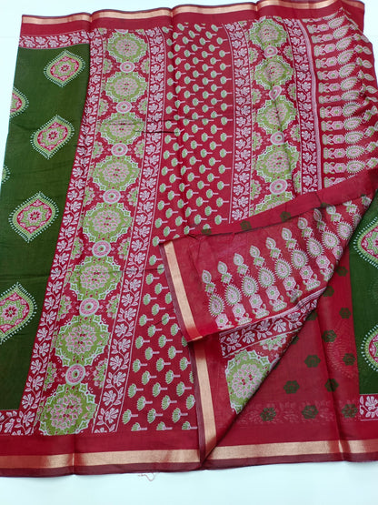 FANCY DOLA SILK SAREE - B S CHANNABASAPPA & SONS