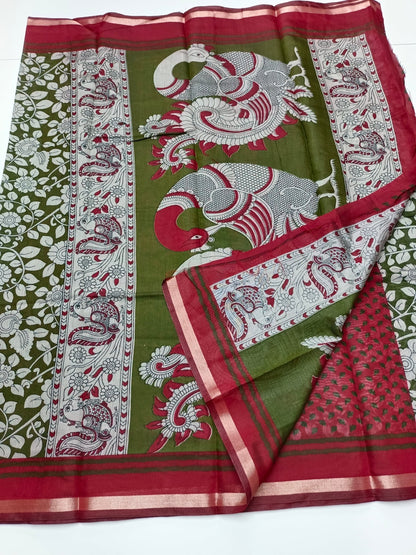 FANCY DOLA SILK SAREE - B S CHANNABASAPPA & SONS