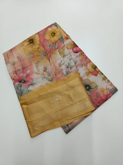 FANCY DOLA SILK SAREE - B S CHANNABASAPPA & SONS
