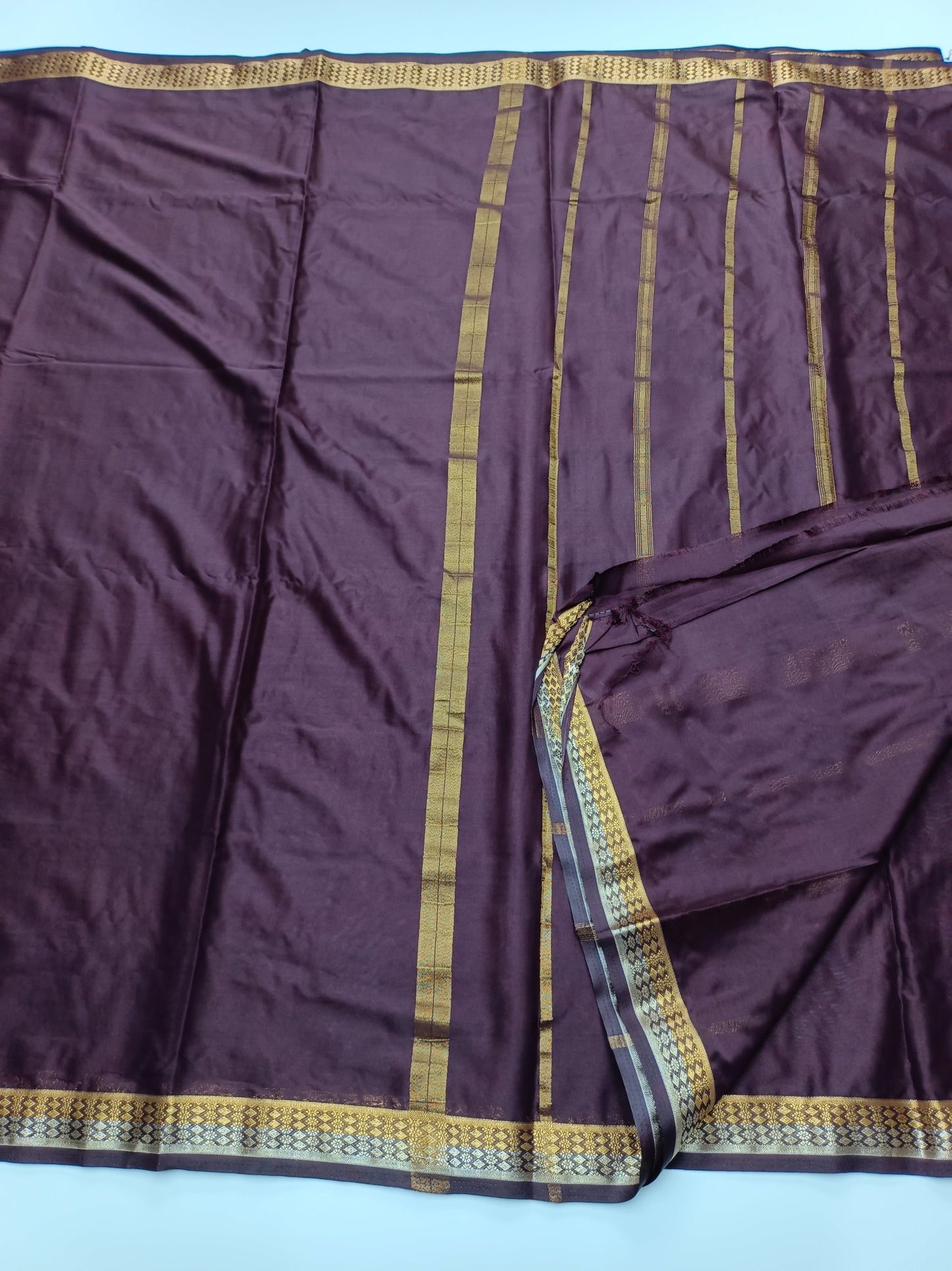 SEMI CREPE SILK SAREE - B S CHANNABASAPPA & SONS