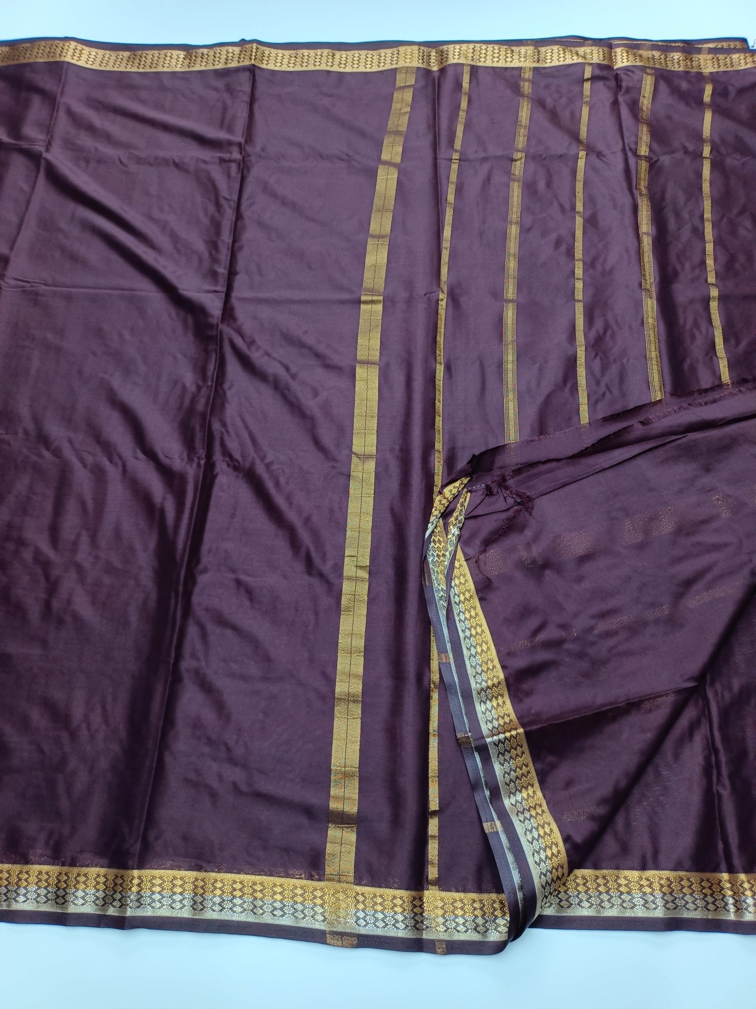 SEMI CREPE SILK SAREE - B S CHANNABASAPPA & SONS