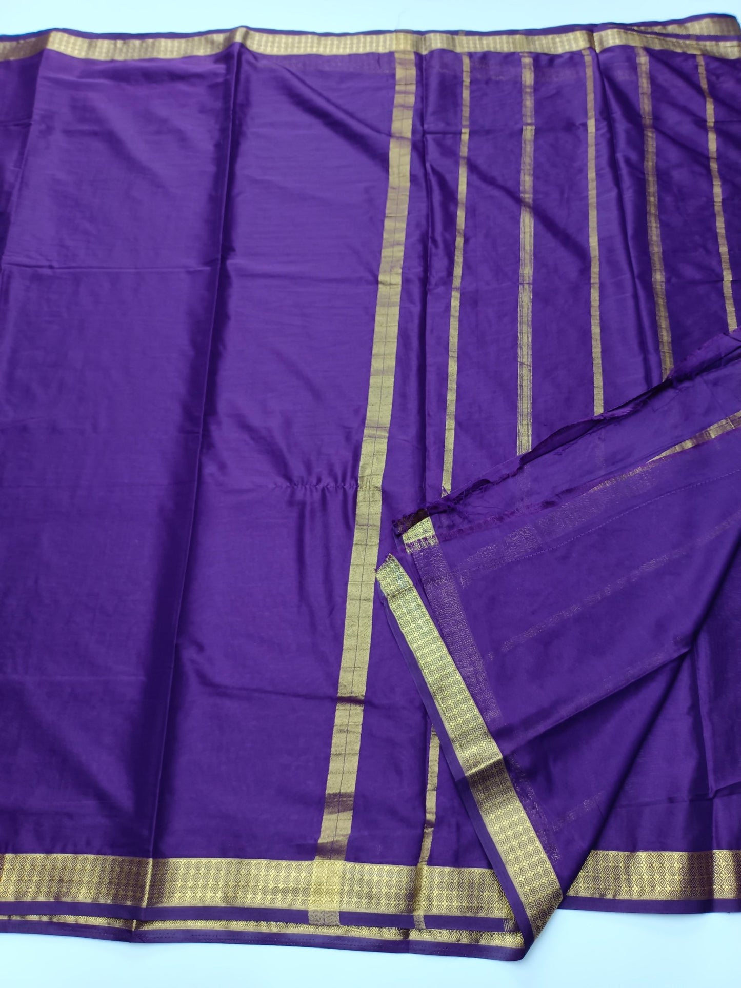 SEMI CREPE SILK SAREE - B S CHANNABASAPPA & SONS