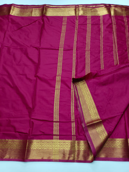 SEMI CREPE SILK SAREE - B S CHANNABASAPPA & SONS