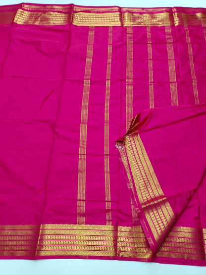 SEMI CREPE SILK SAREE - B S CHANNABASAPPA & SONS