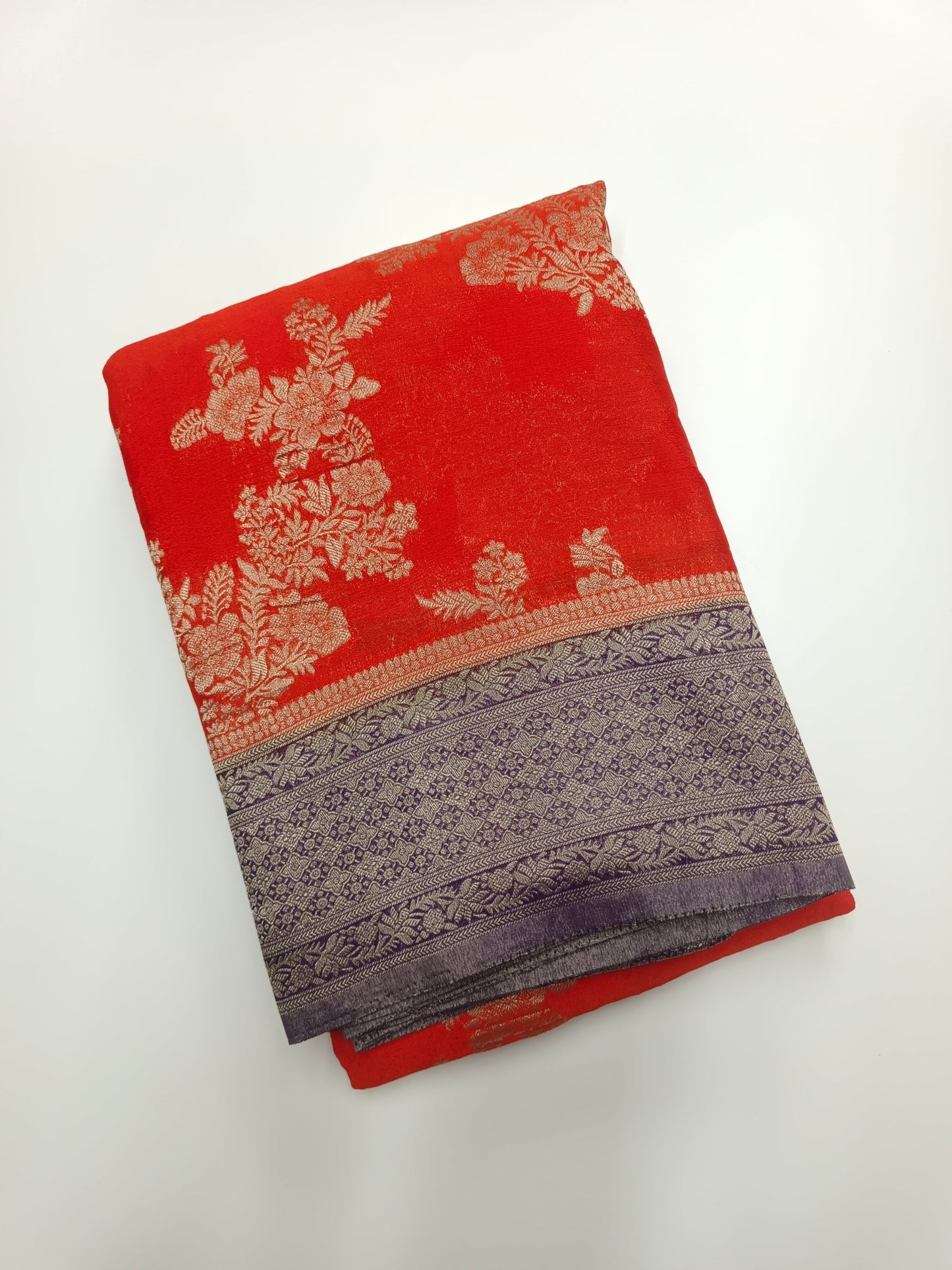 FANCY CHIFFON SAREE - B S CHANNABASAPPA & SONS