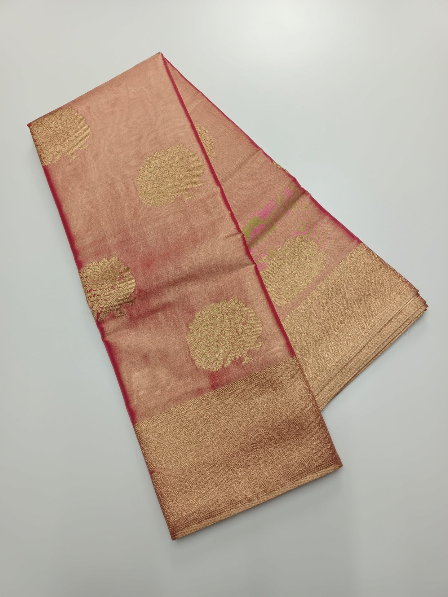 FANCY TISSUE SAREE - B S CHANNABASAPPA & SONS