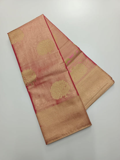 FANCY TISSUE SAREE - B S CHANNABASAPPA & SONS