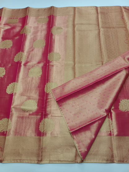 FANCY TISSUE SAREE - B S CHANNABASAPPA & SONS