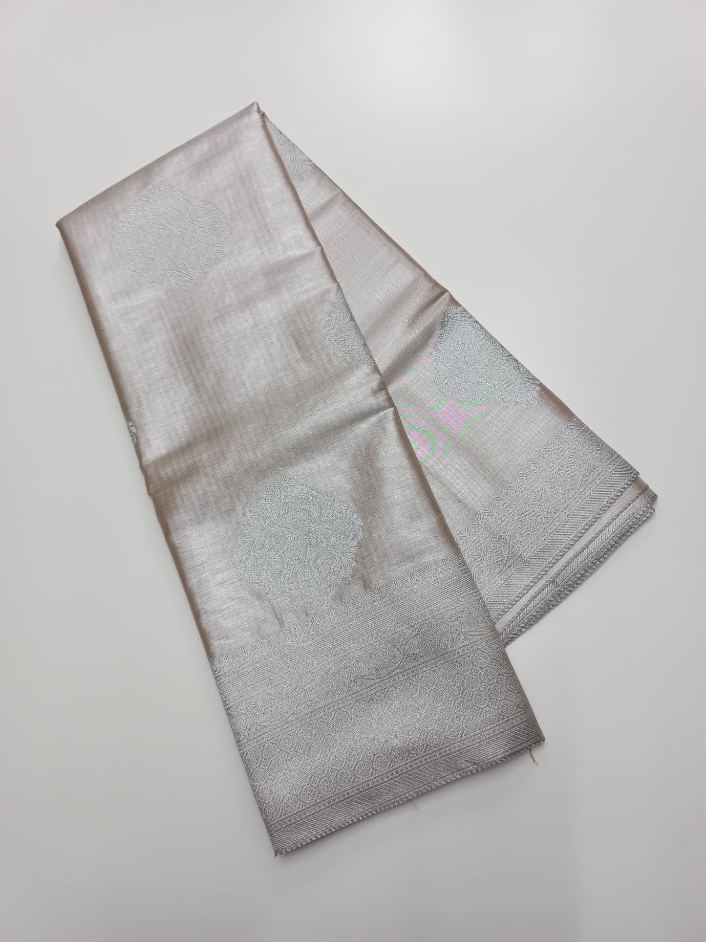 FANCY TISSUE SAREE - B S CHANNABASAPPA & SONS