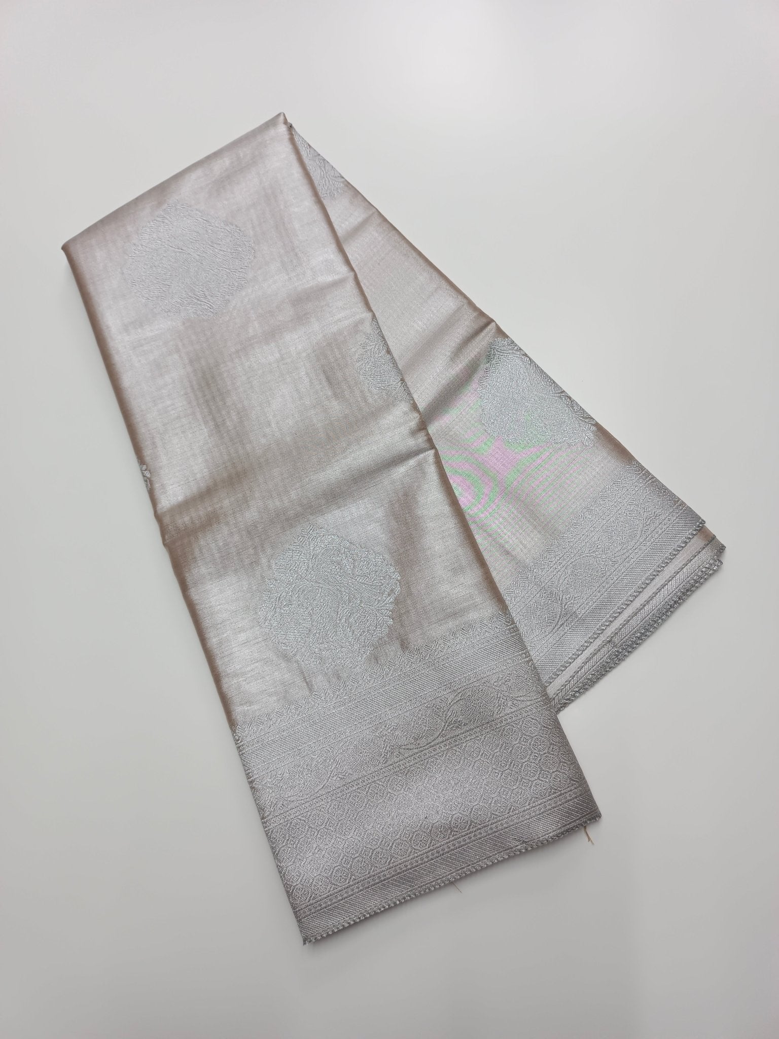 FANCY TISSUE SAREE - B S CHANNABASAPPA & SONS