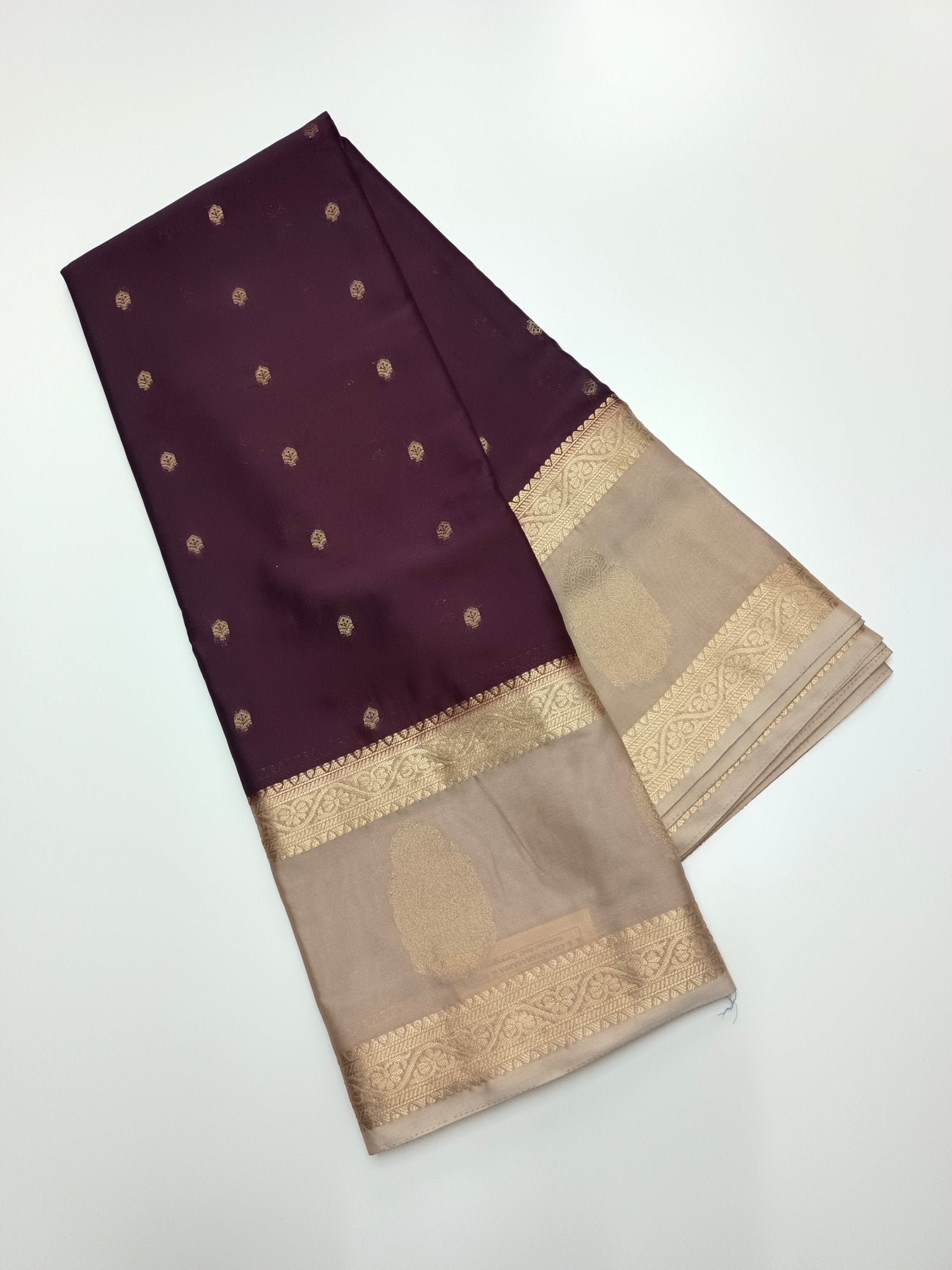 SEMI CREPE SILK SAREE - B S CHANNABASAPPA & SONS