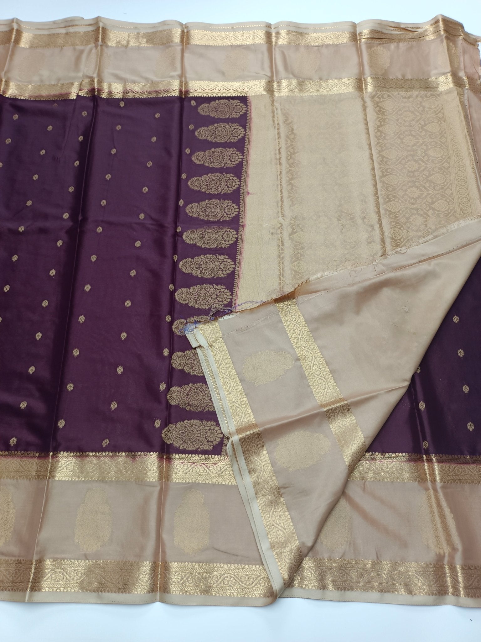 SEMI CREPE SILK SAREE - B S CHANNABASAPPA & SONS