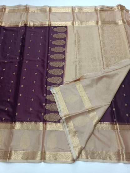 SEMI CREPE SILK SAREE - B S CHANNABASAPPA & SONS