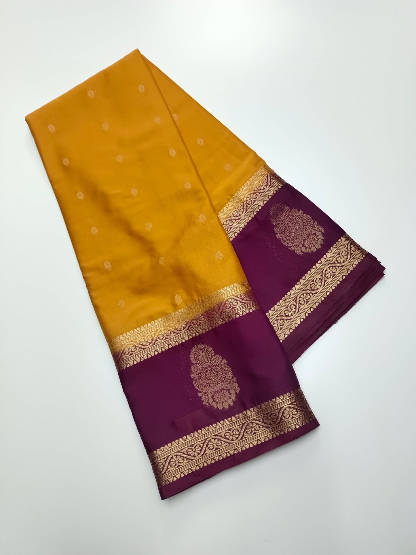 SEMI CREPE SILK SAREE - B S CHANNABASAPPA & SONS