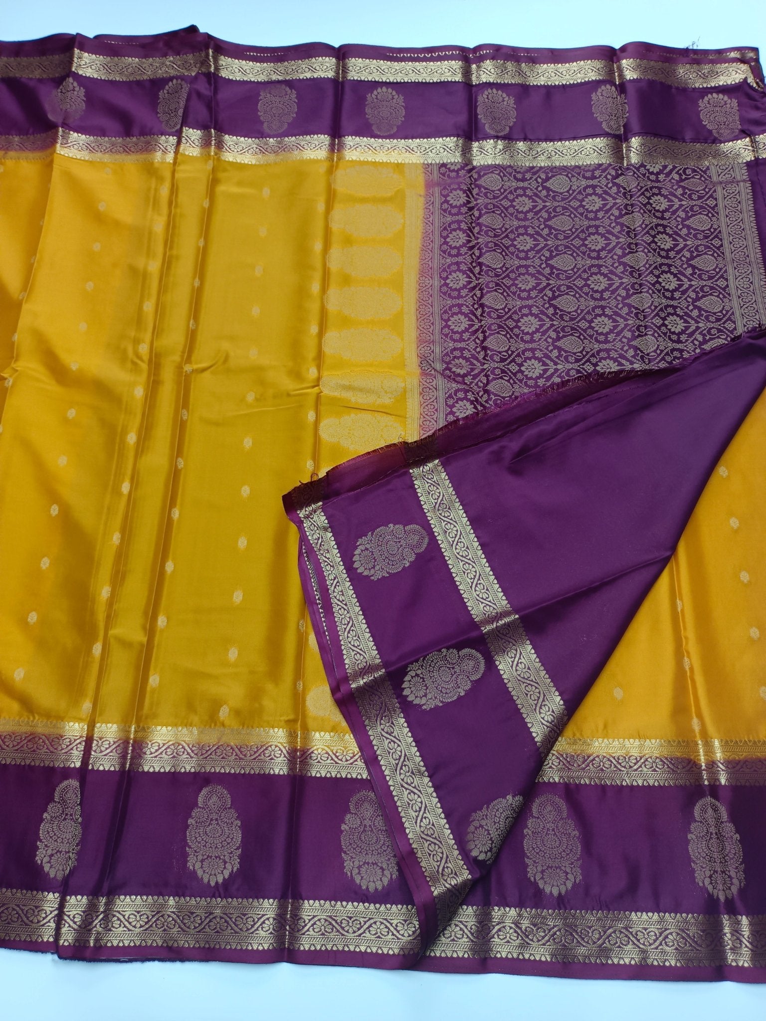 SEMI CREPE SILK SAREE - B S CHANNABASAPPA & SONS