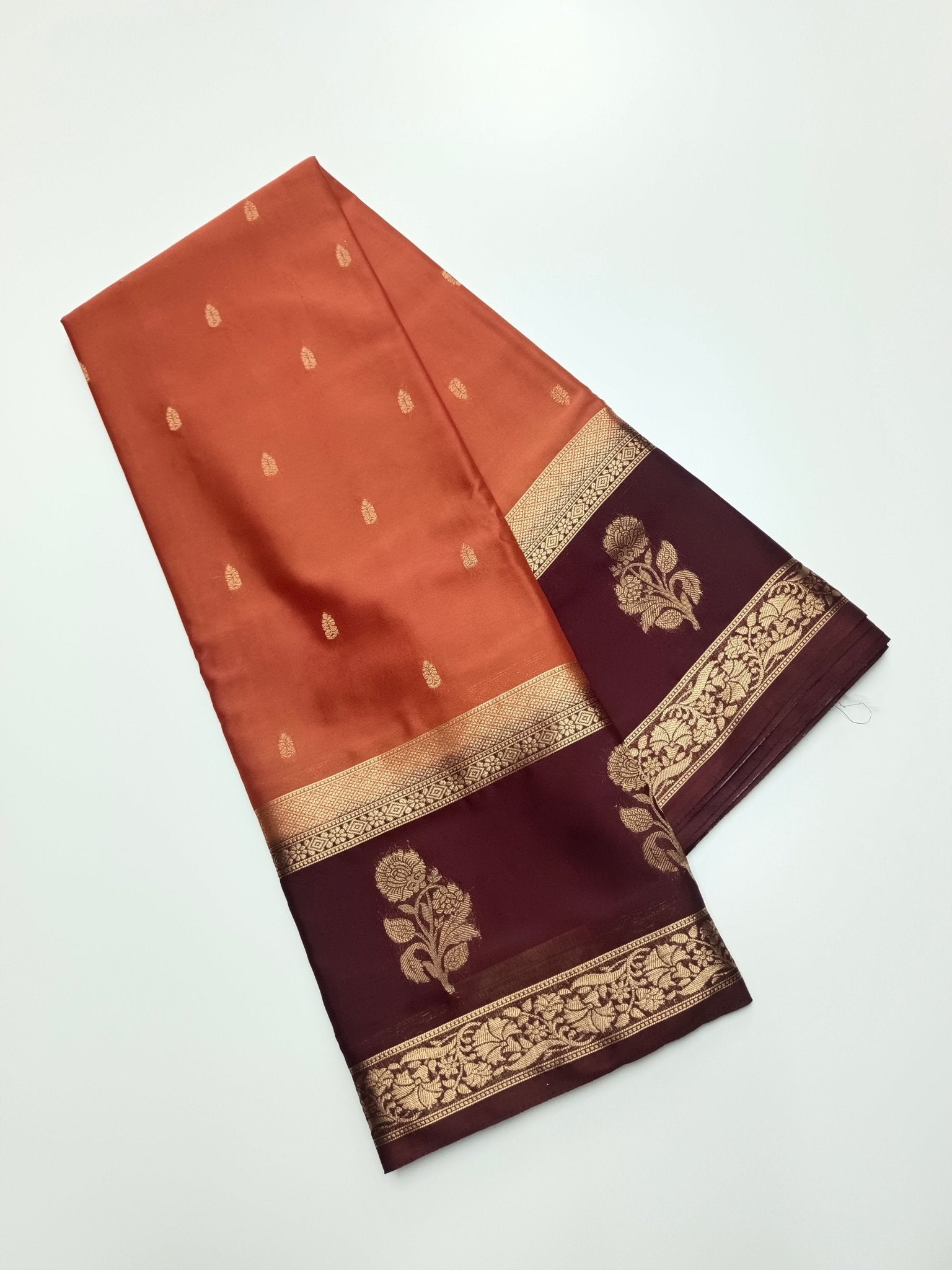SEMI CREPE SILK SAREE - B S CHANNABASAPPA & SONS
