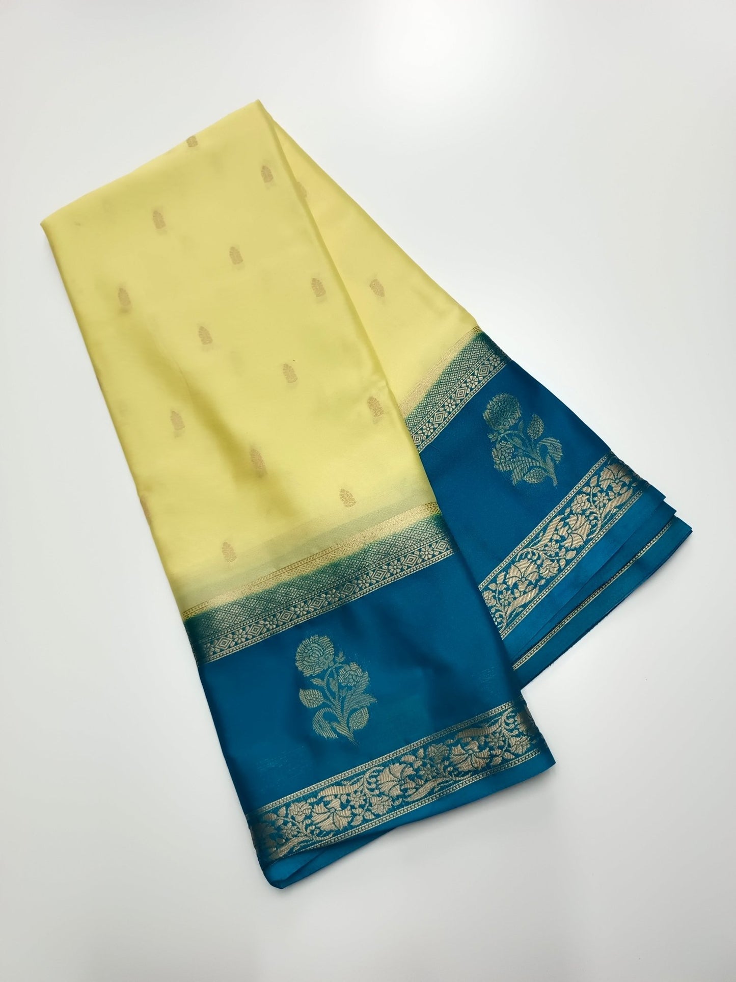 SEMI CREPE SILK SAREE - B S CHANNABASAPPA & SONS