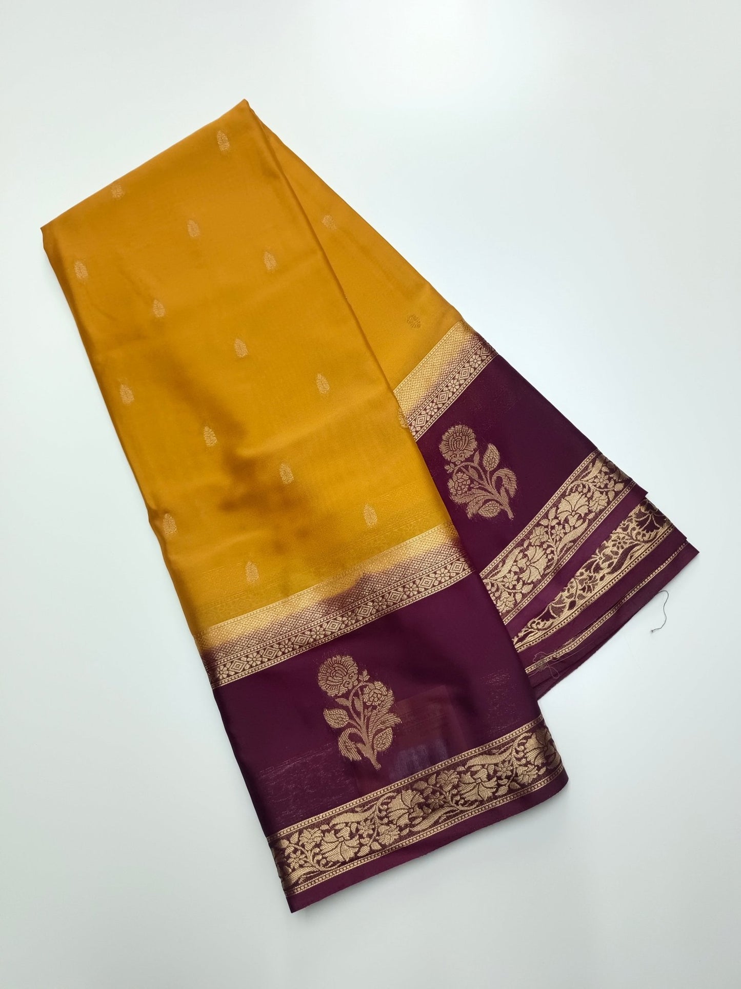 SEMI CREPE SILK SAREE - B S CHANNABASAPPA & SONS