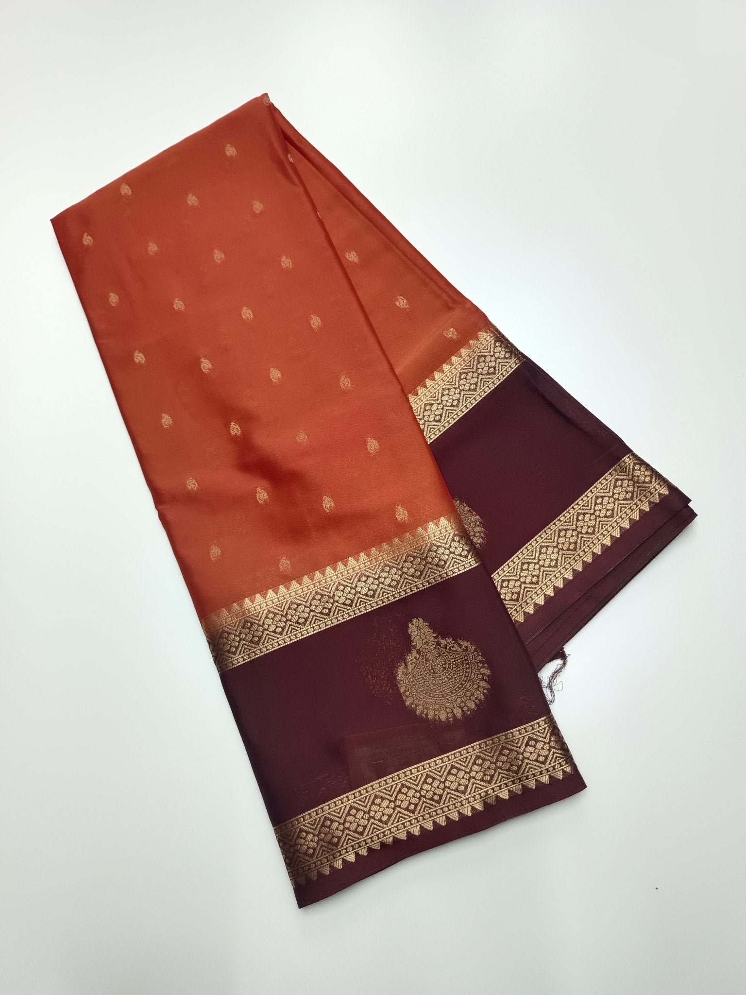 SEMI CREPE SILK SAREE - B S CHANNABASAPPA & SONS