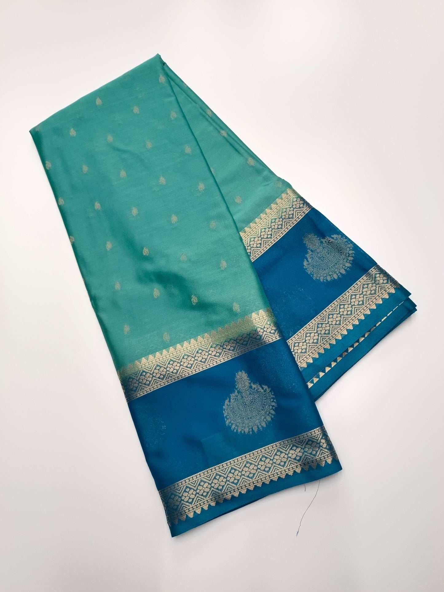 SEMI CREPE SILK SAREE - B S CHANNABASAPPA & SONS