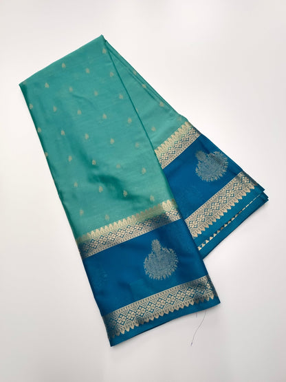 SEMI CREPE SILK SAREE - B S CHANNABASAPPA & SONS