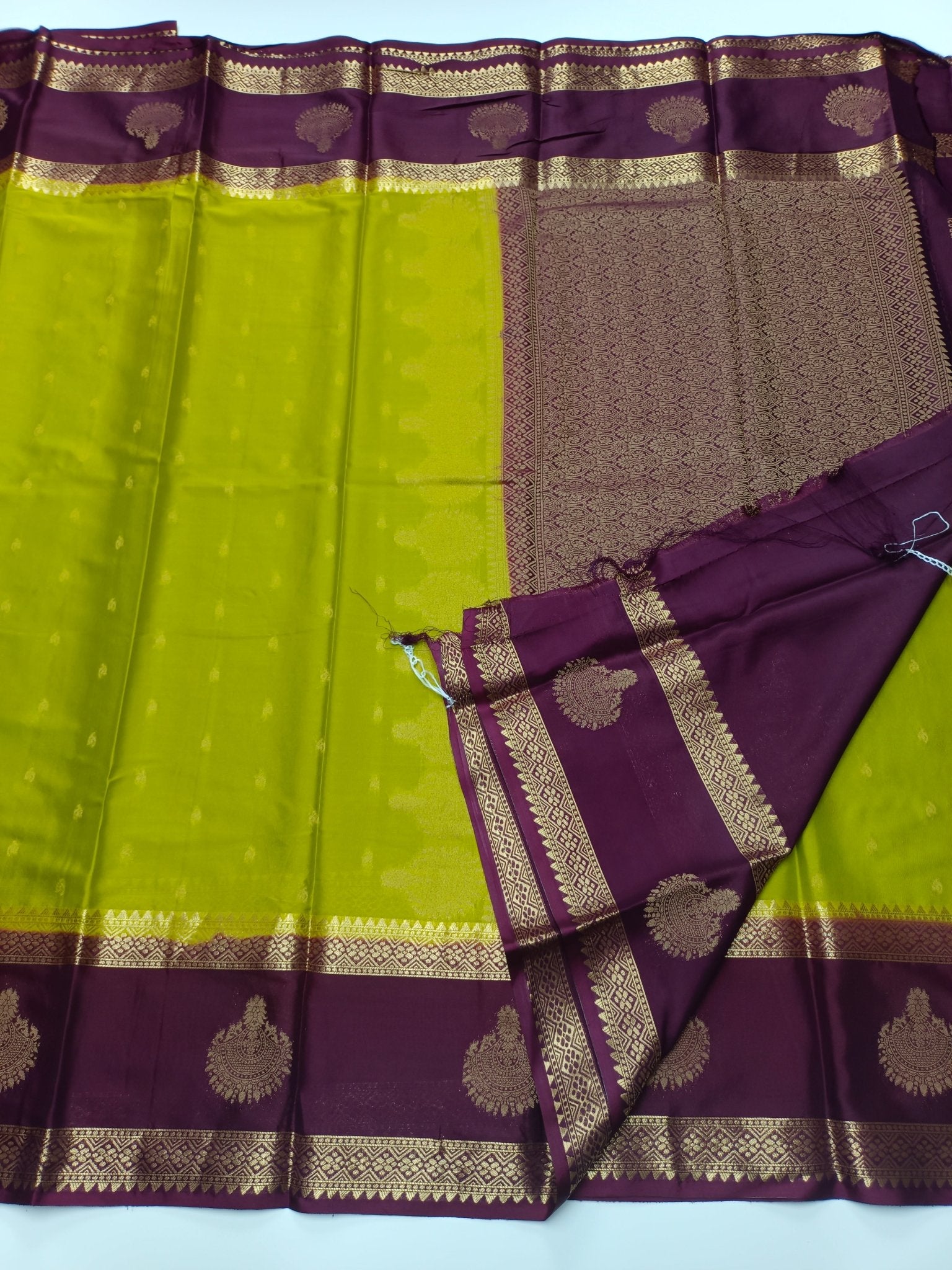 SEMI CREPE SILK SAREE - B S CHANNABASAPPA & SONS