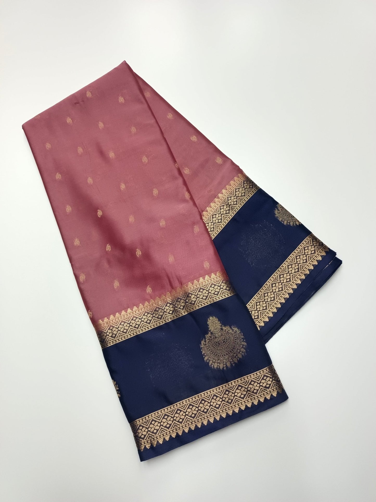 SEMI CREPE SILK SAREE - B S CHANNABASAPPA & SONS