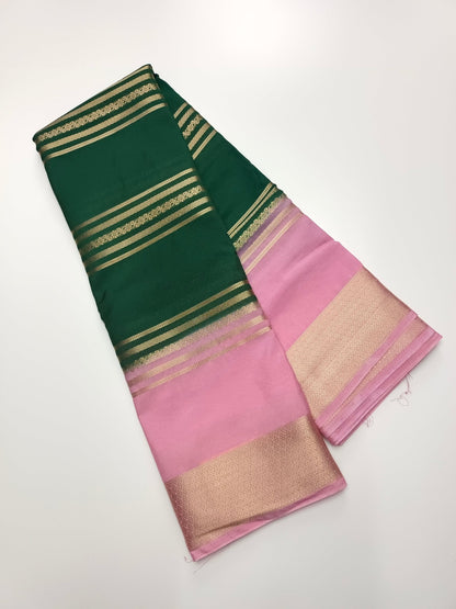 SEMI CREPE SILK SAREE - B S CHANNABASAPPA & SONS
