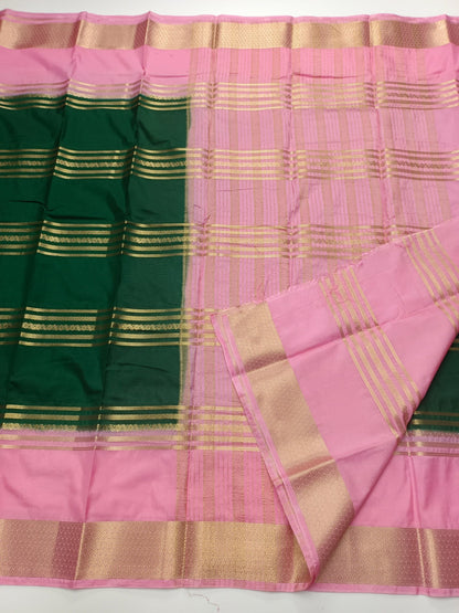 SEMI CREPE SILK SAREE - B S CHANNABASAPPA & SONS