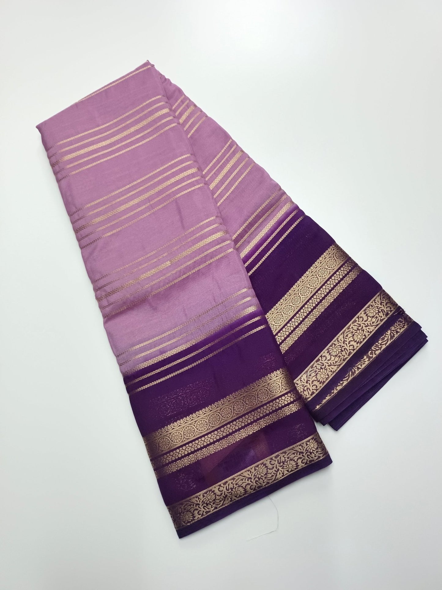SEMI CREPE SILK SAREE - B S CHANNABASAPPA & SONS