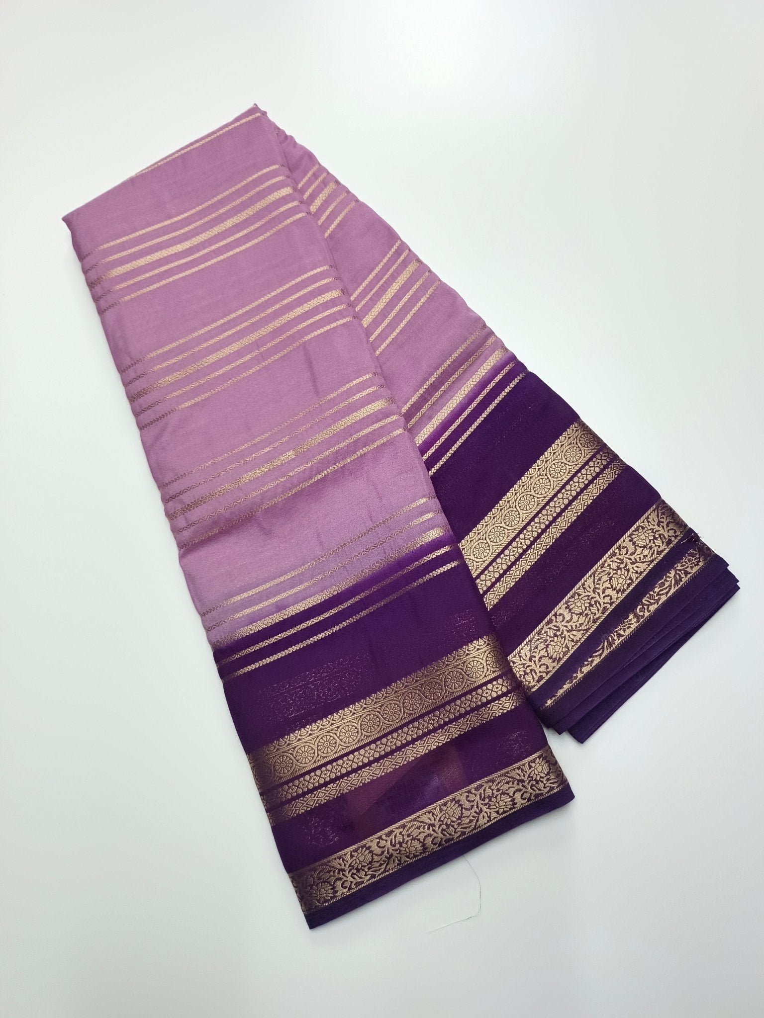 SEMI CREPE SILK SAREE - B S CHANNABASAPPA & SONS