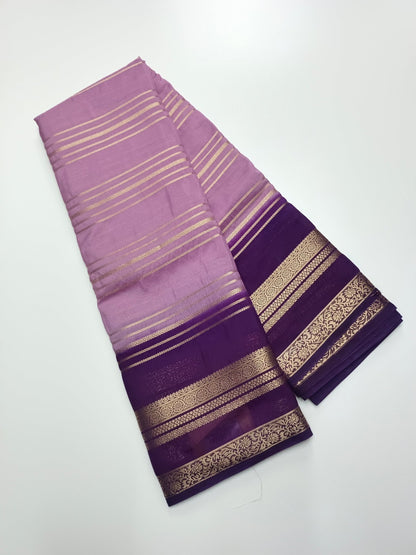 SEMI CREPE SILK SAREE - B S CHANNABASAPPA & SONS