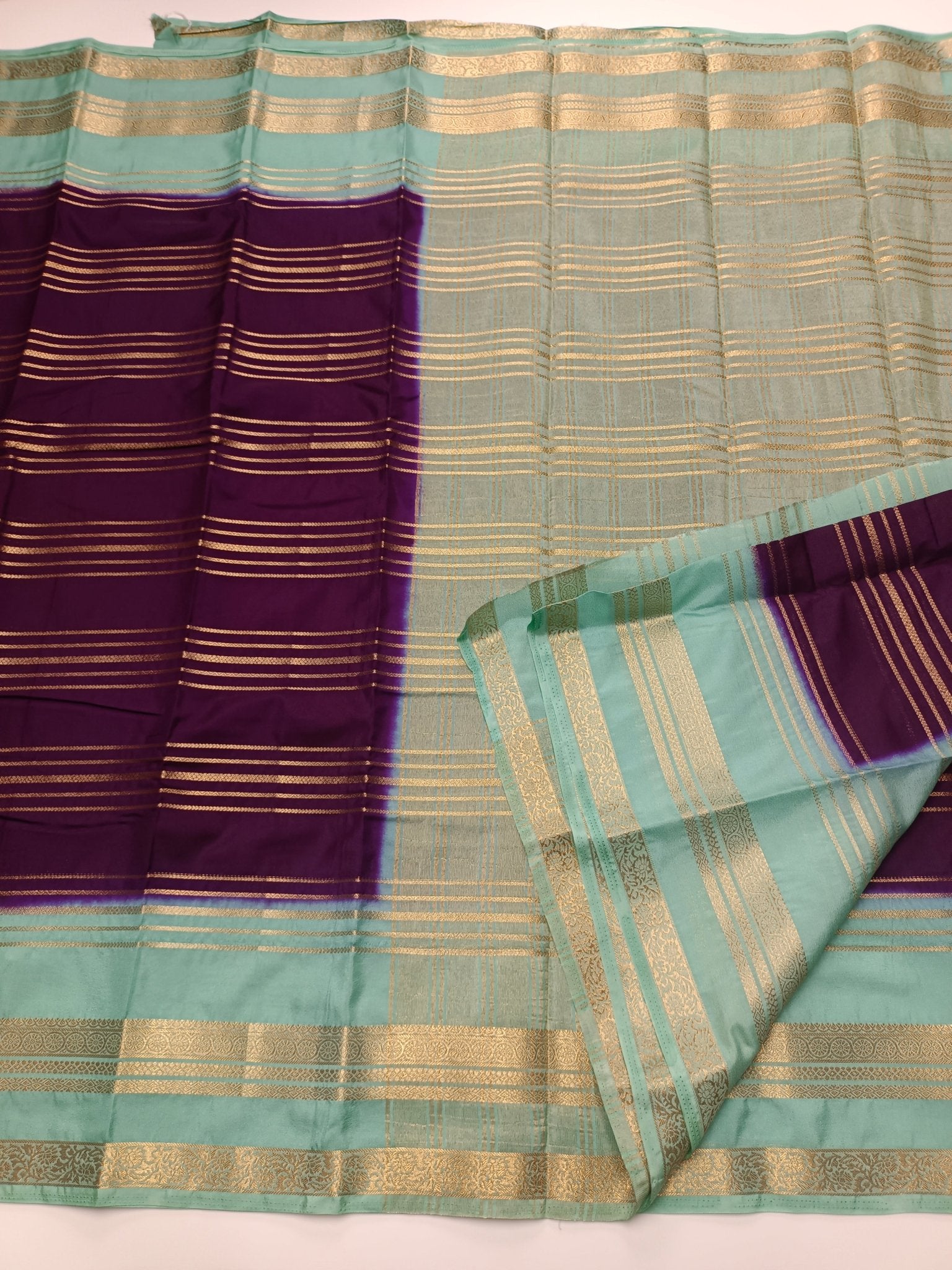 SEMI CREPE SILK SAREE - B S CHANNABASAPPA & SONS