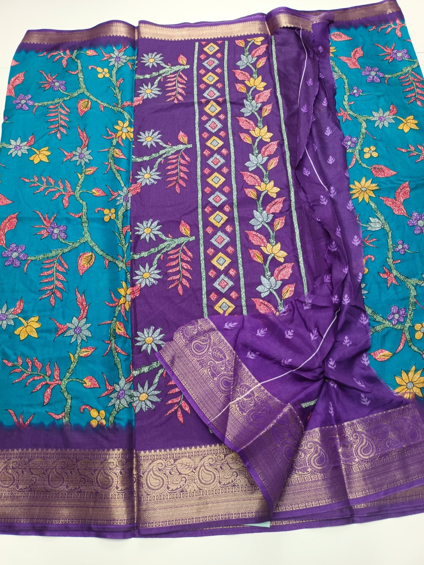FANCY DOLA SILK SAREE - B S CHANNABASAPPA & SONS