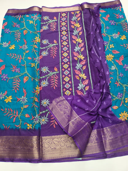 FANCY DOLA SILK SAREE - B S CHANNABASAPPA & SONS