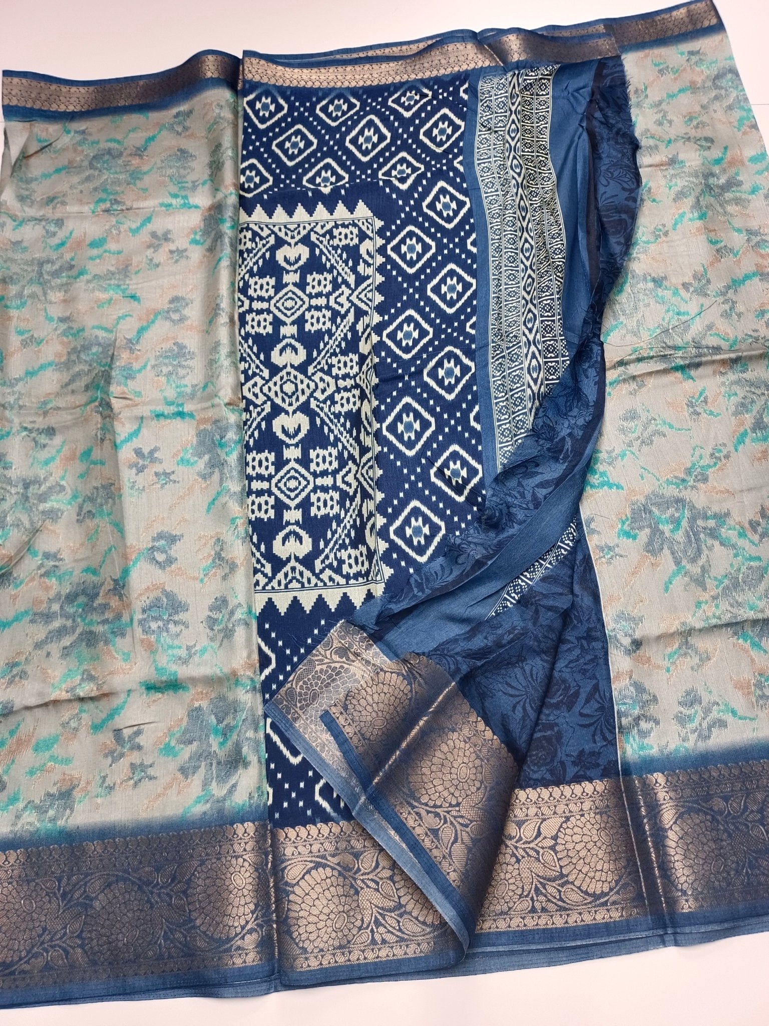 FANCY DOLA SILK SAREE - B S CHANNABASAPPA & SONS