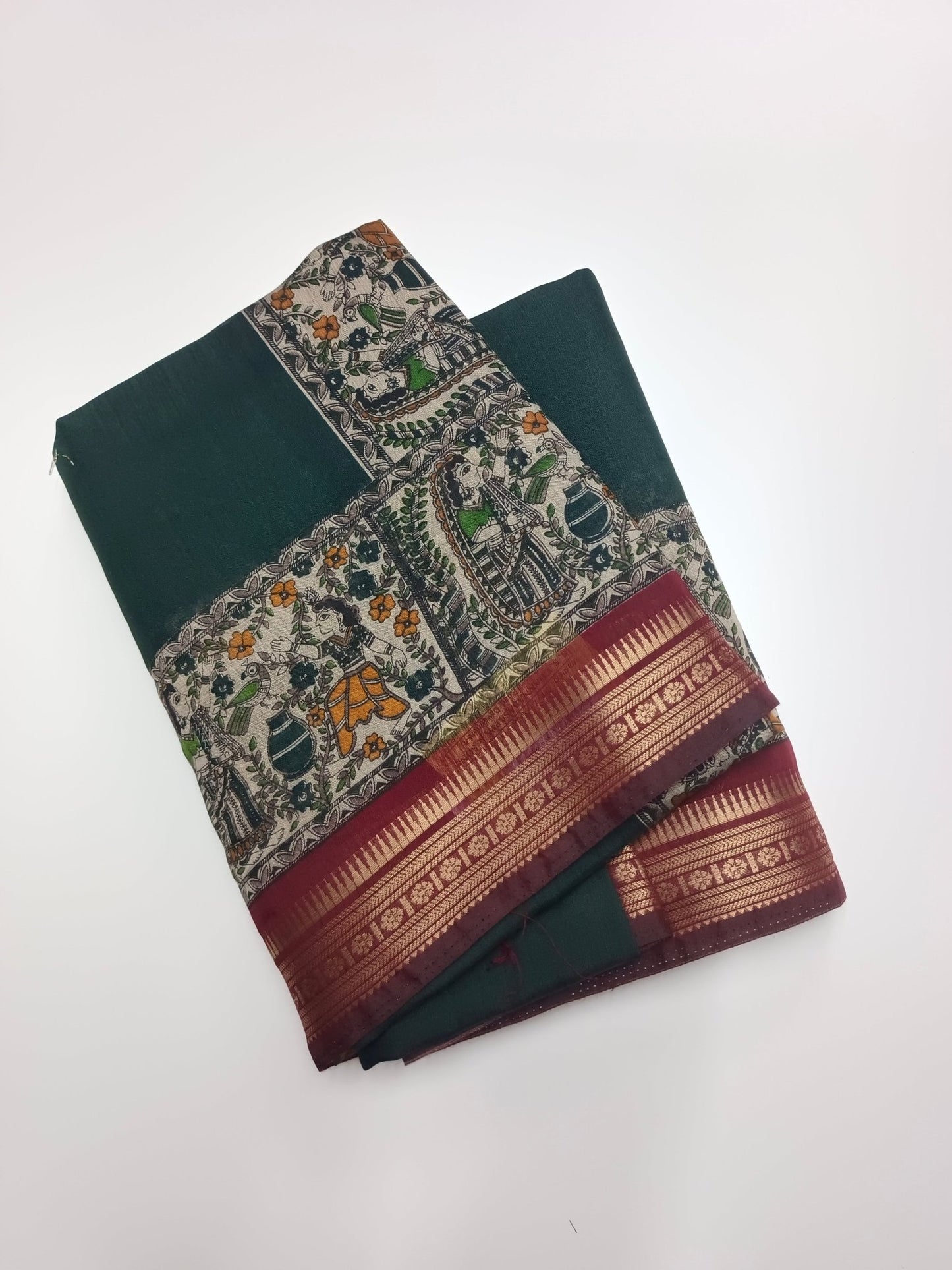 FANCY ASSAM COTTON SAREE - B S CHANNABASAPPA & SONS