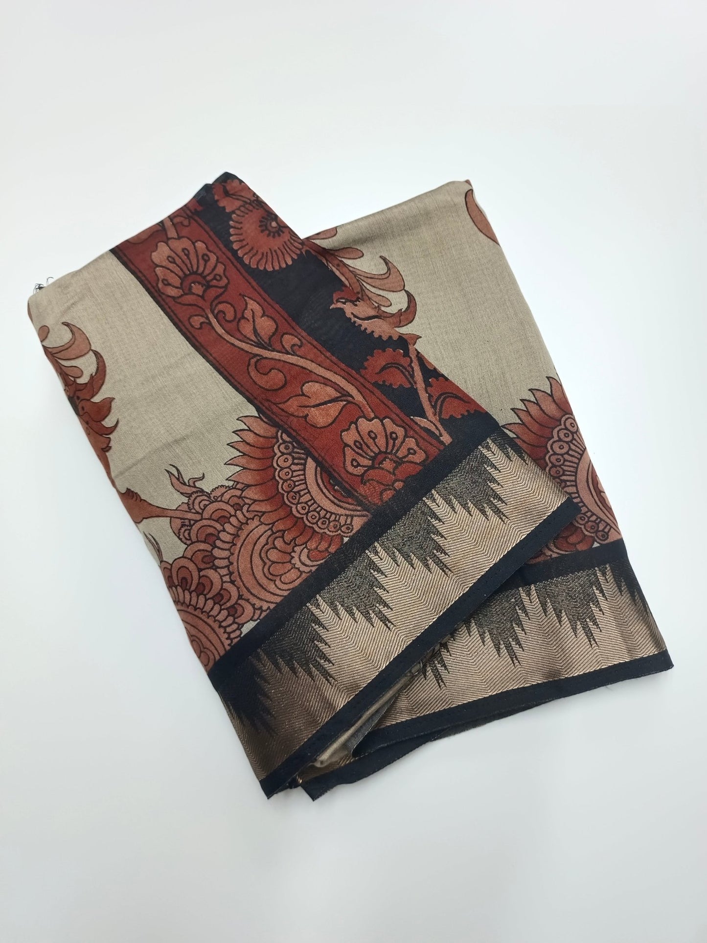 FANCY ASSAM COTTON SAREE - B S CHANNABASAPPA & SONS