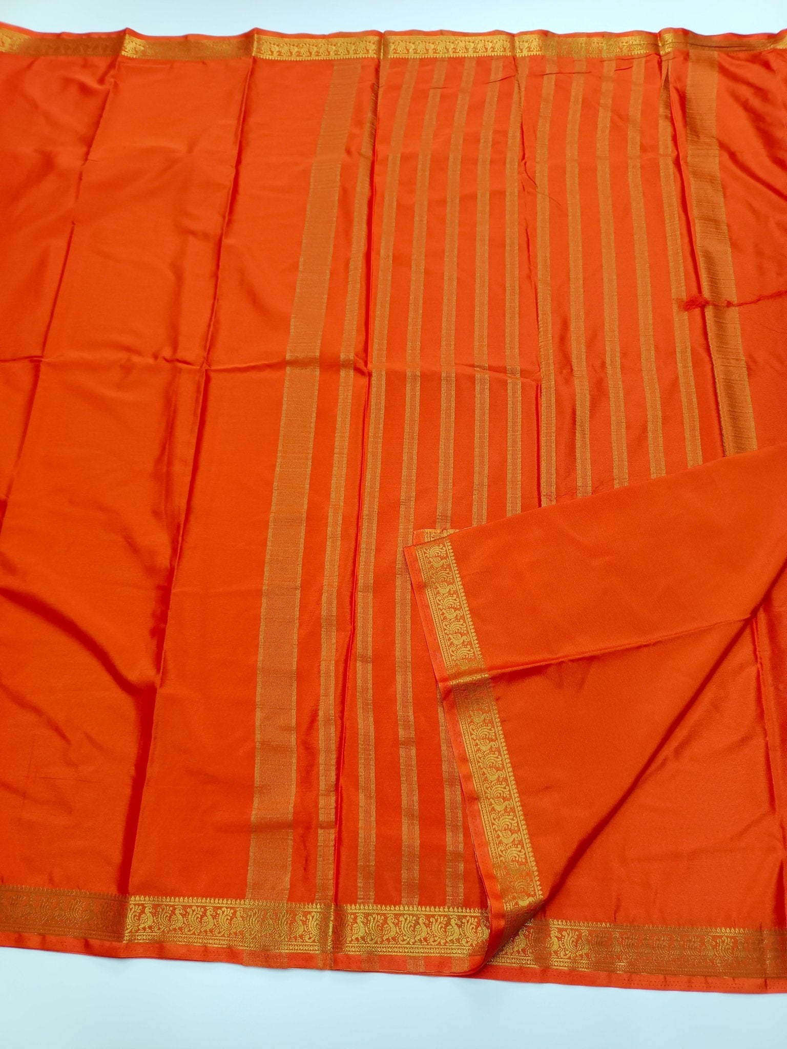 SEMI CREPE SILK SAREE - B S CHANNABASAPPA & SONS