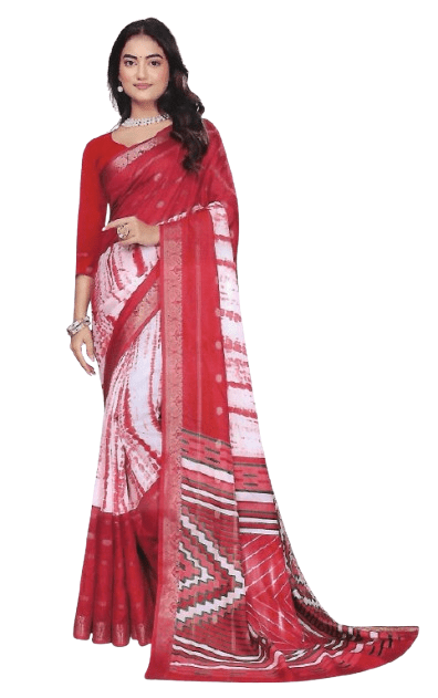 FANCY SYNTHETIC SAREE - B S CHANNABASAPPA & SONS