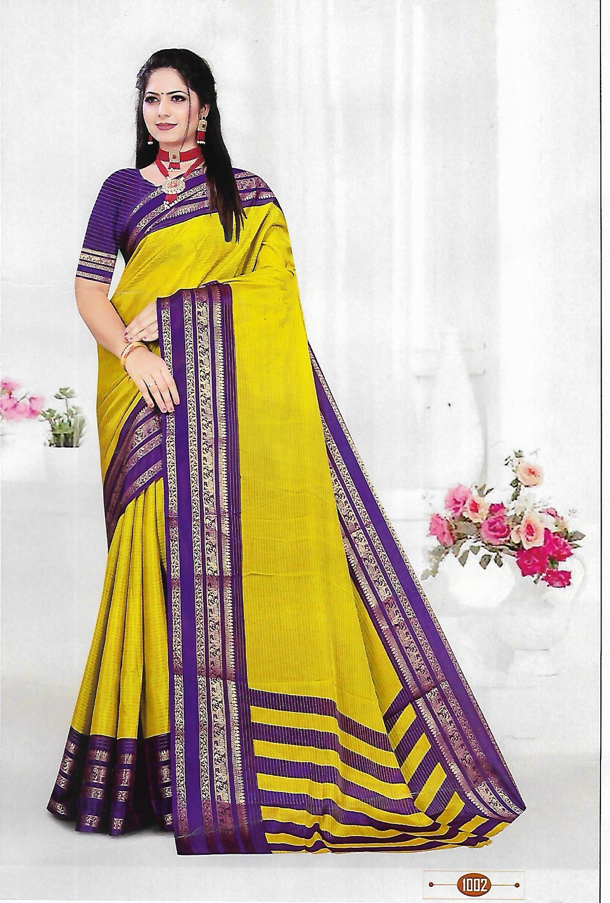 FANCY SYNTHETIC SAREE - B S CHANNABASAPPA & SONS