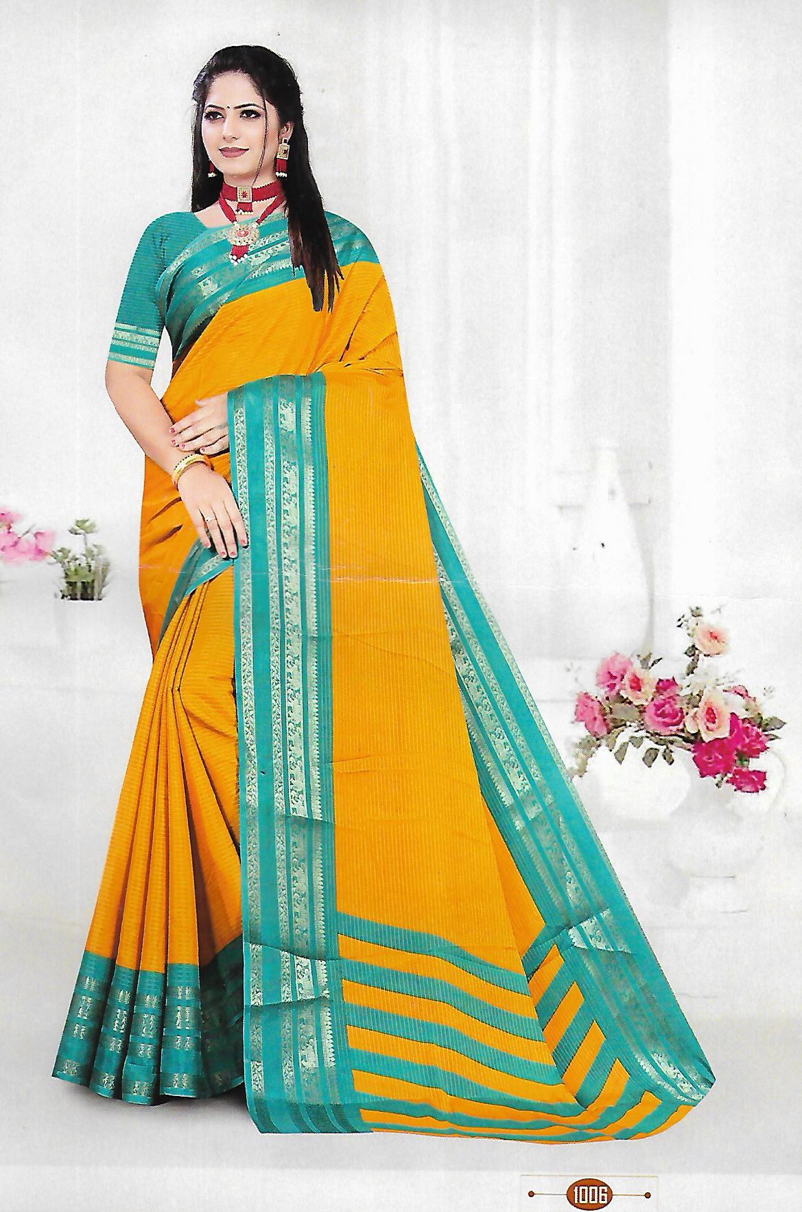 FANCY SYNTHETIC SAREE - B S CHANNABASAPPA & SONS