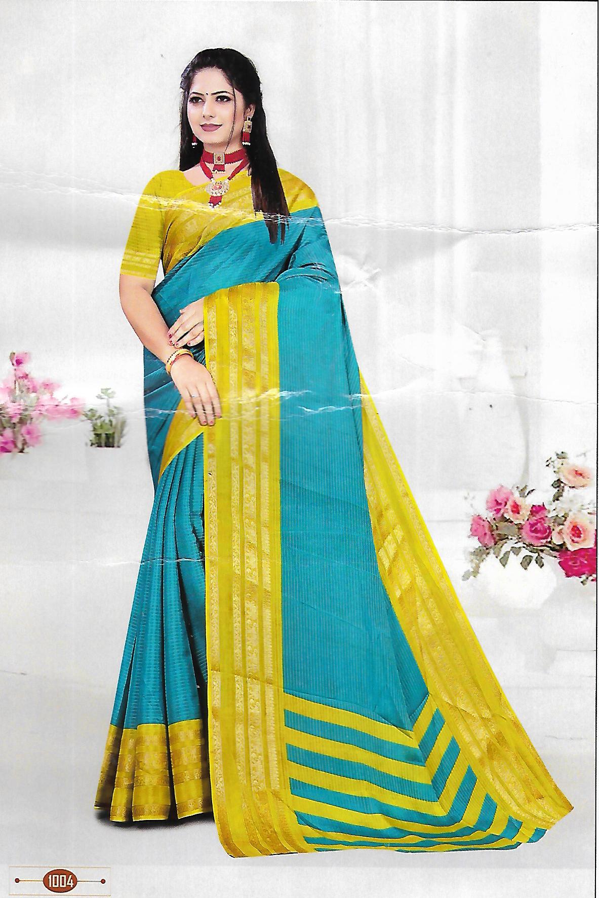 FANCY SYNTHETIC SAREE - B S CHANNABASAPPA & SONS