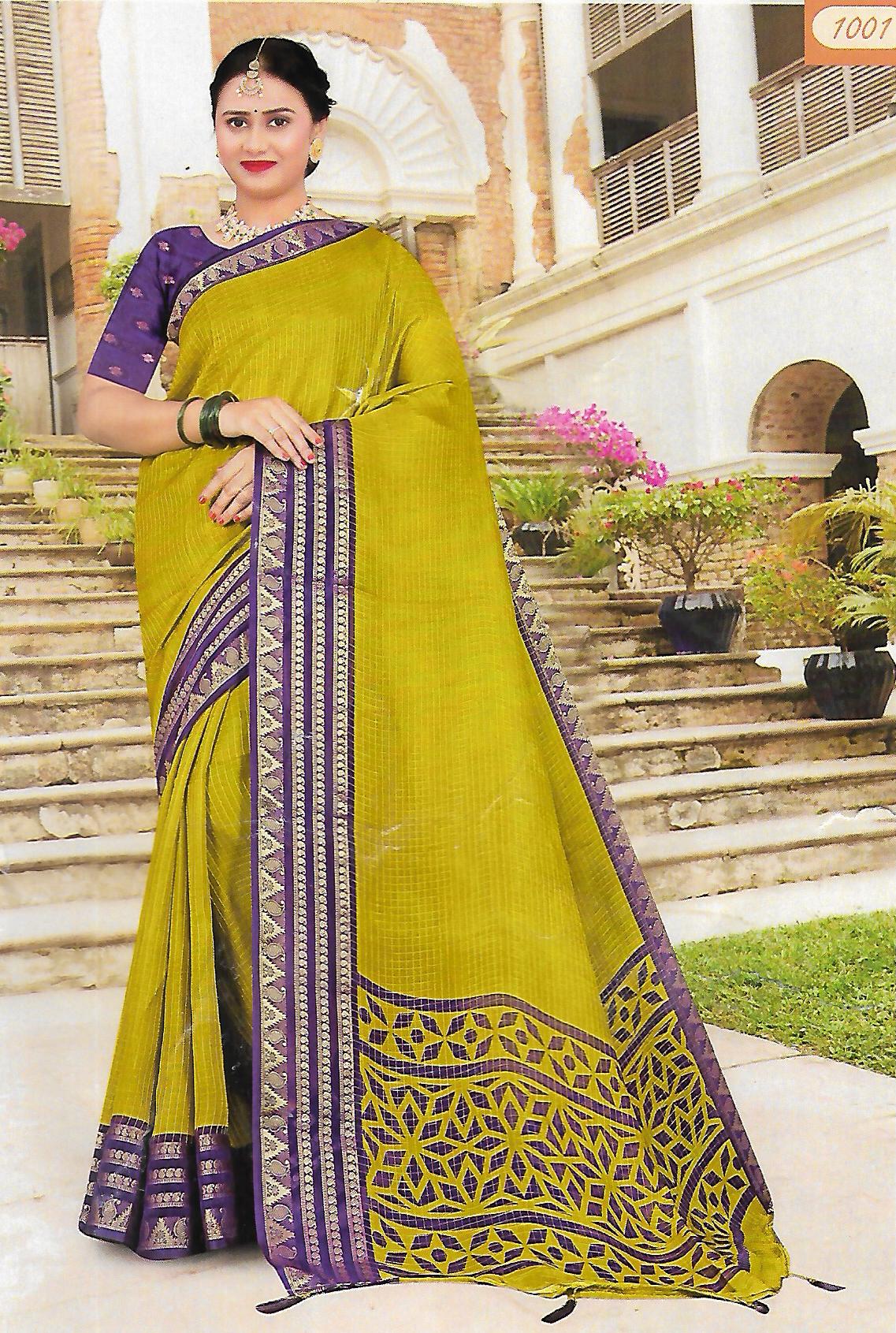 FANCY SYNTHETIC SAREE - B S CHANNABASAPPA & SONS