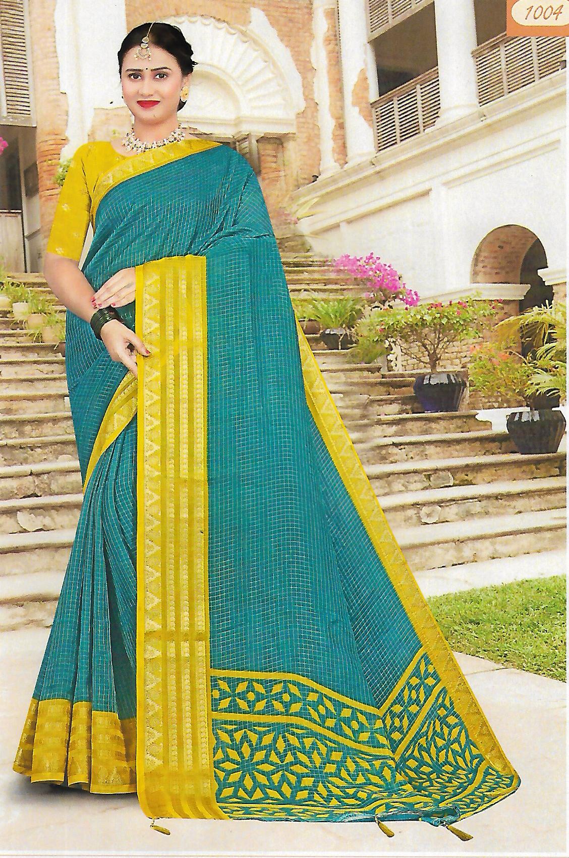 FANCY SYNTHETIC SAREE - B S CHANNABASAPPA & SONS