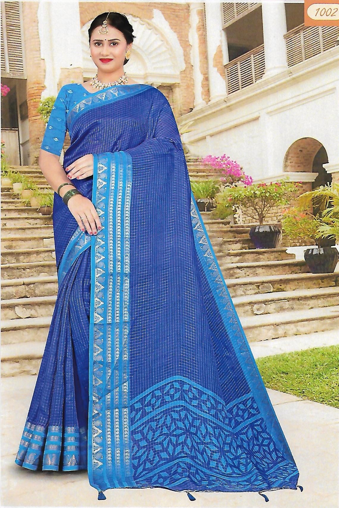 FANCY SYNTHETIC SAREE - B S CHANNABASAPPA & SONS
