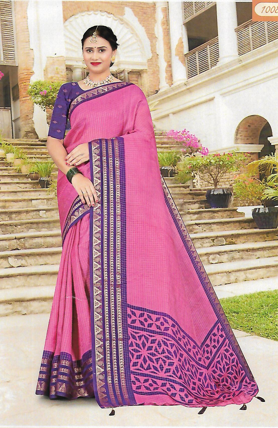 FANCY SYNTHETIC SAREE - B S CHANNABASAPPA & SONS