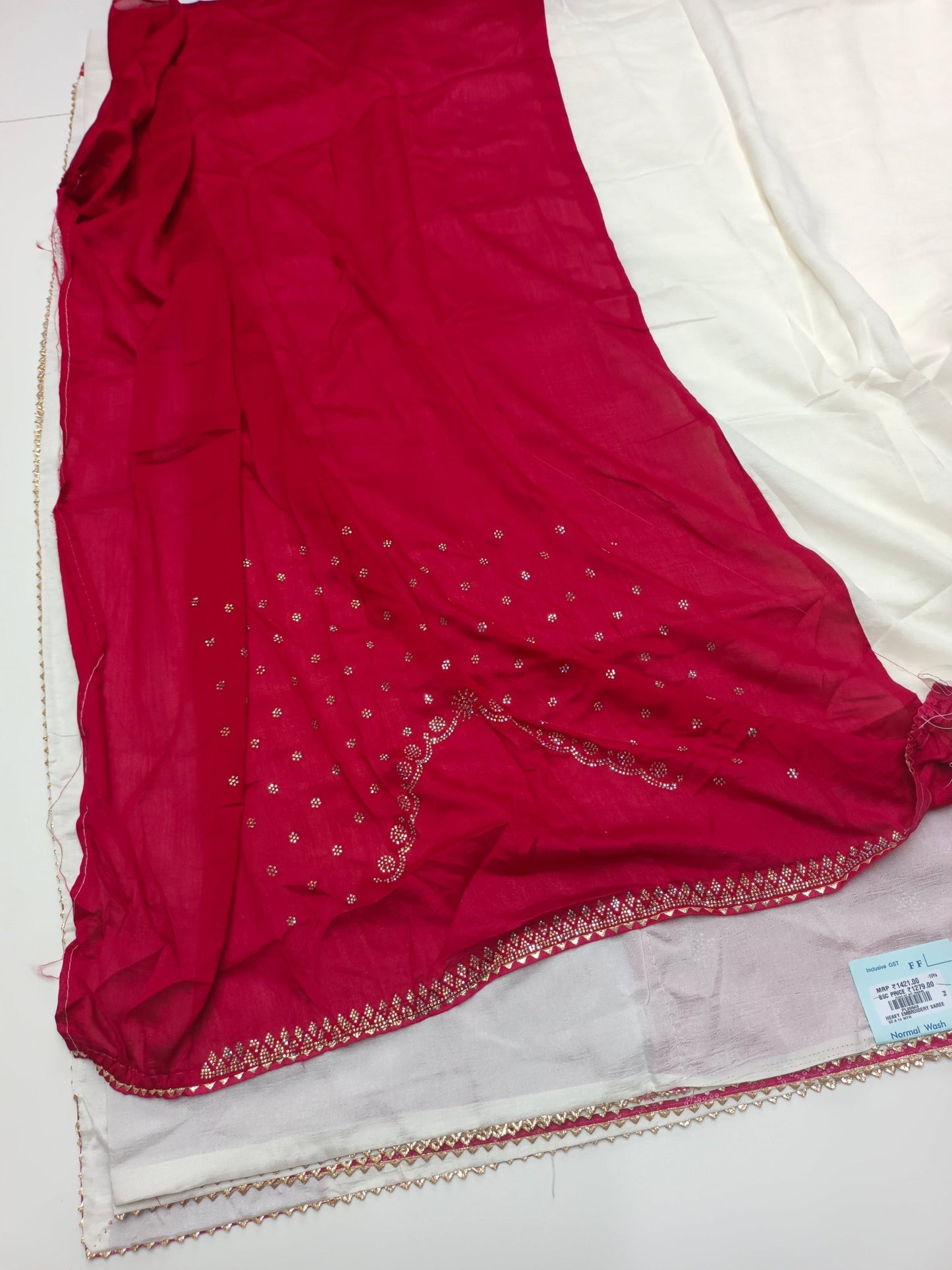 FANCY WORK SAREE - B S CHANNABASAPPA & SONS
